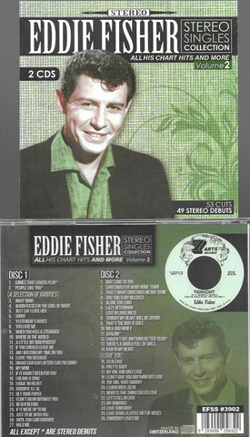 Eddie Fisher Stereo Singles Collection All His Chart Hits & More Volume 2 And CD