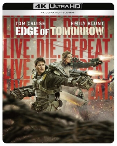 Edge of Tomorrow New 4K Ultra HD Region B Blu-ray + Steelbook Presale