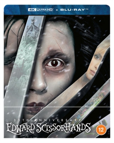 Edward Scissorhands 35th Anniversary Steelbook 4K Ultra HD Reg B Blu-ray Presale