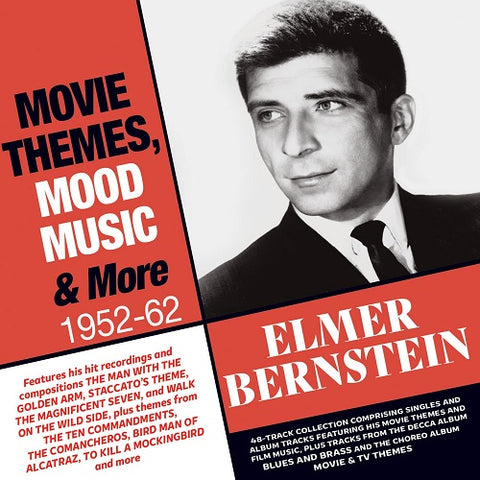 ELMER BERNSTEIN Movie Themes Mood Music & More 1952 62 2 Disc New CD Presale