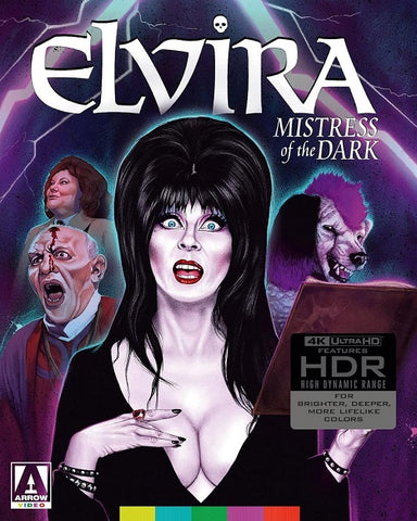 Elvira Mistress of the Dark Limited Edition New 4K Ultra HD Blu-ray