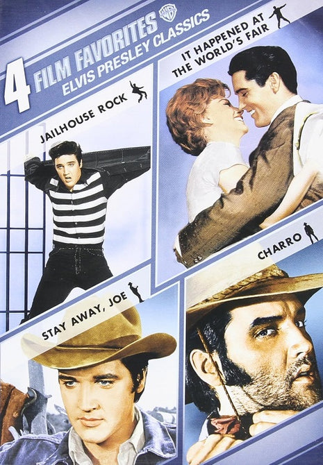 Jailhouse Rock + Stay Away Joe + Charro + It Happened at the Worlds Fair NEW DVD