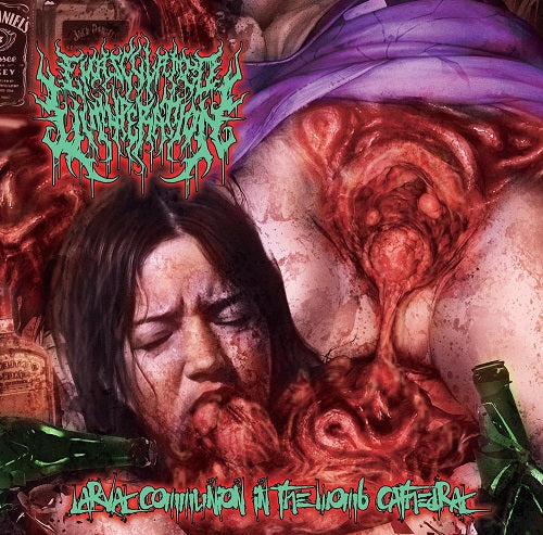 Emasculated Vituperation Larval Communion In The Womb Cathedral New CD Presale