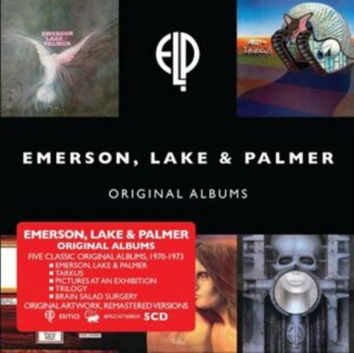 Emerson Lake & Palmer Original Albums And 5 Disc New CD Box Set