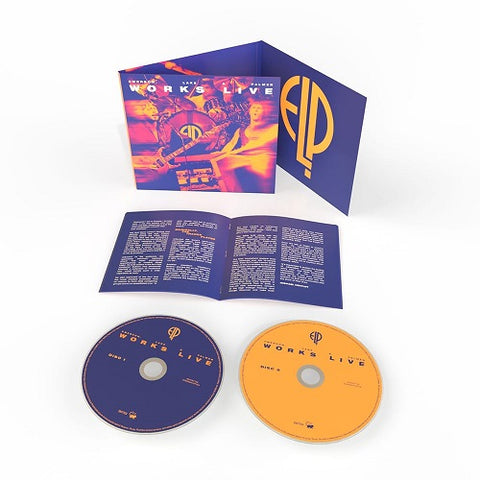 Emerson Lake & Palmer Works Live And 2 Disc New CD Presale