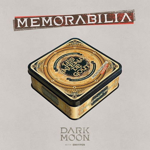 ENHYPEN Memorabilia (Moon Ver.) New CD + Keychain + Coaster + Sticker Photo Book