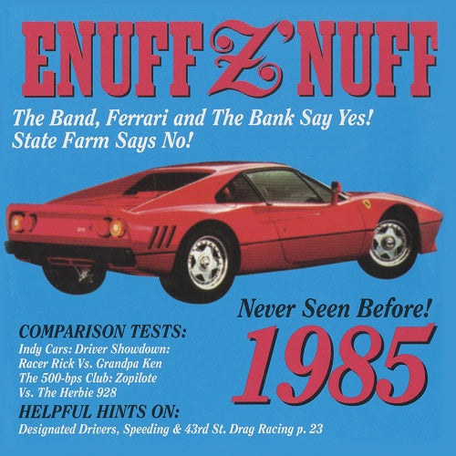 Enuff Z'nuff 1985 Z nuff New CD
