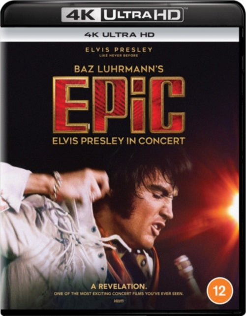 Epic Elvis Presley In Concert New 4K Ultra HD Region B Blu-ray Presale