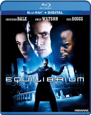 Equilibrium (Christian Bale Emily Watson Taye Diggs) Region A Blu-ray