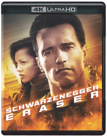 Eraser (Arnold Schwarzenegger) New 4K Ultra HD Region B Blu-ray Presale