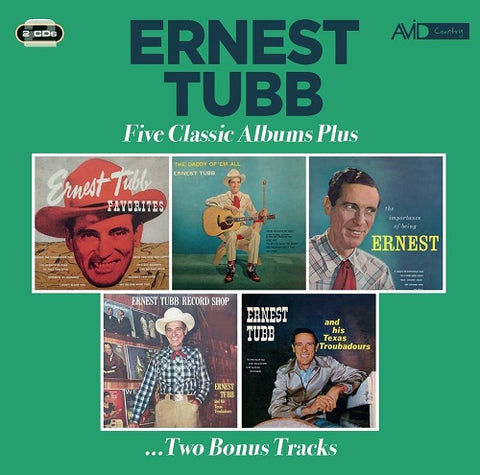Ernest Tubb Five Classic Albums Plus 2 Disc New CD Presale