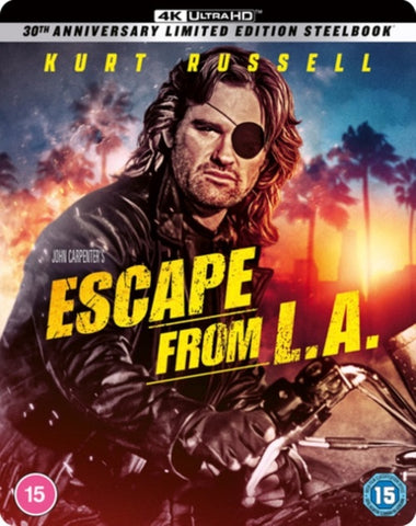 Escape from LA 30th Anniversary Limited 4K Region B Blu-ray  + Steelbook Presale
