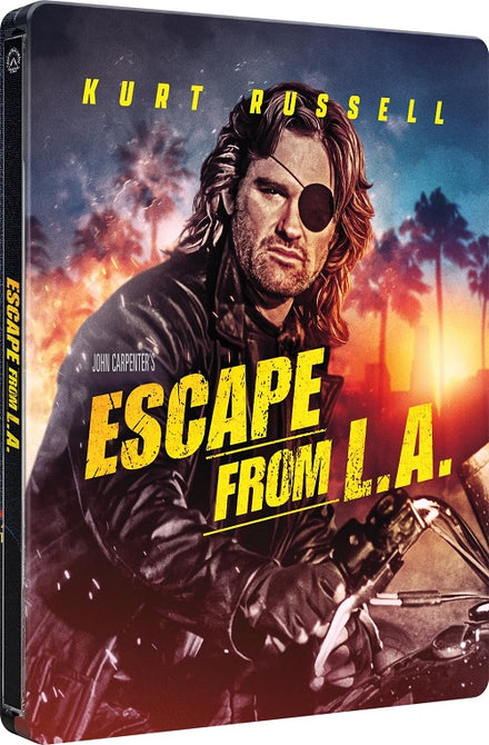 Escape from LA (Kurt Russell) New 4K Ultra HD Blu-ray + Steelbook Presale