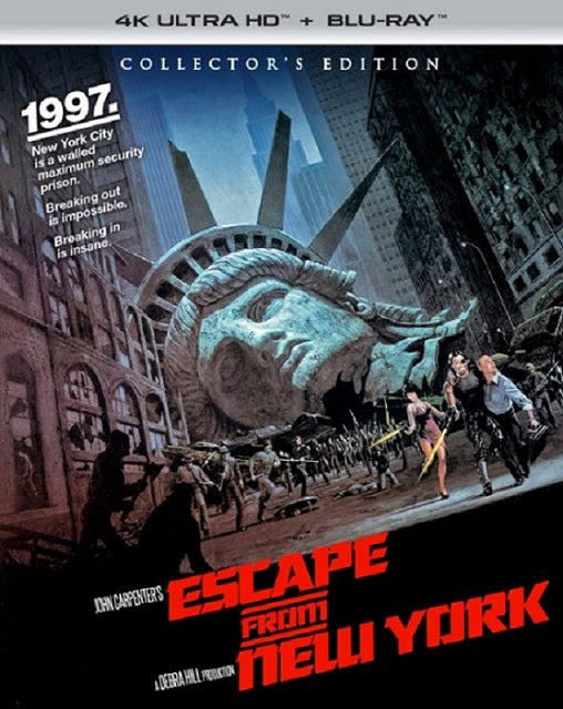 Escape From New York 4K Ultra HD/Blu-ray Collector's Edition Region A Collectors