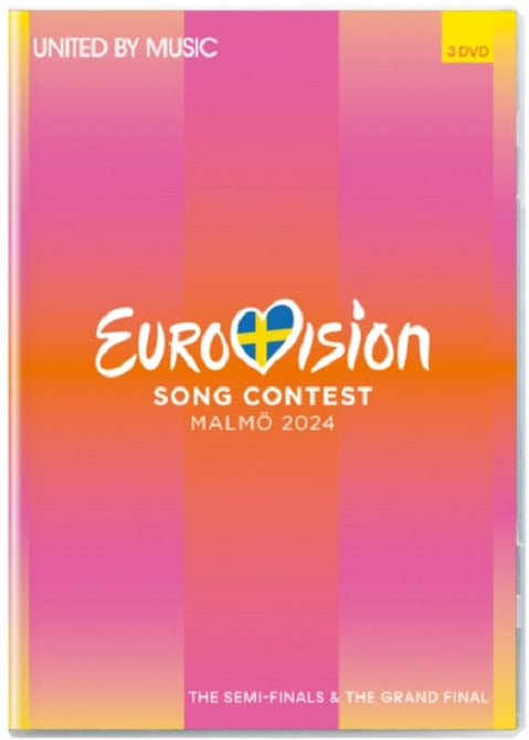 Eurovision Song Contest 2024 Malmo 3 Disc New DVD Box Set