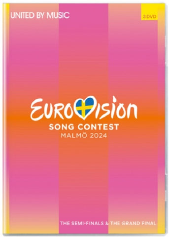 Eurovision Song Contest 2024 Malmo 3 Disc New DVD Box Set