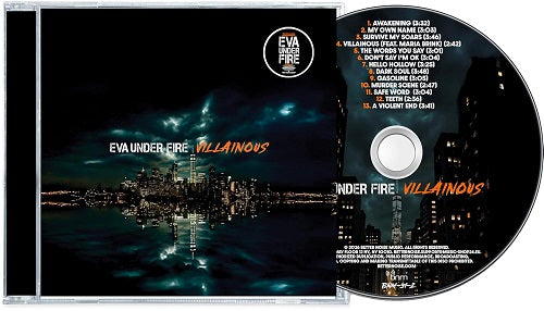 Eva Under Fire Villainous New CD Presale
