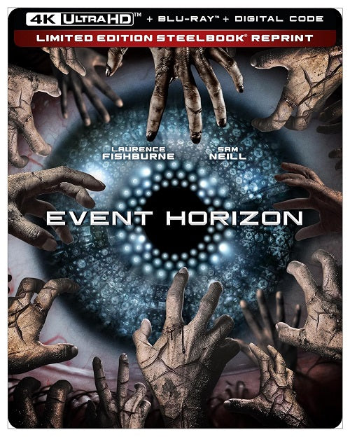 Event Horizon (Laurence Fishburne Sam Neill) 4K Ultra HD Blu-ray + Steelbook