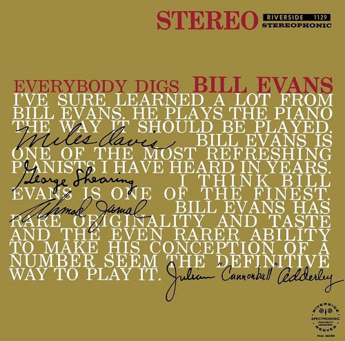 Everybody Digs Bill Evans UHQCD New CD Presale