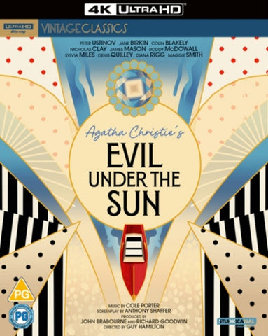 Evil Under the Sun (Peter Ustinov) New 4K Ultra HD Region B Blu-ray Presale