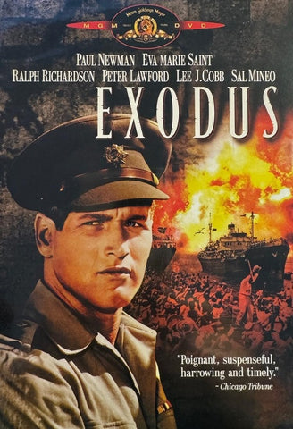 Exodus (Paul Newman Eva Marie Saint Ralph Richardson Peter Lawford) Reg 1 DVD