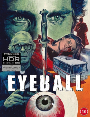 Eyeball (Martine Brochard) Deluxe Limited Edition New 4K Ultra HD Reg B Blu-ray