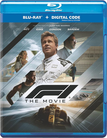 F1 (Brad Pitt Javier Bardem Kerry Condon) New Blu-ray + Digital Presale