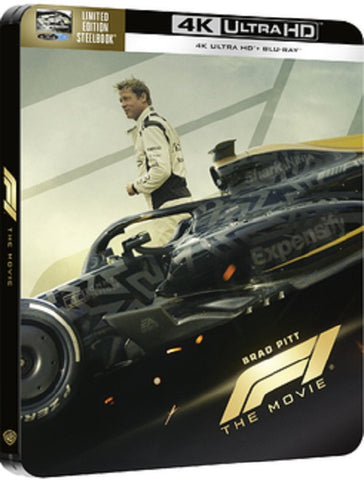 F1 The Movie Limited Edition Steelbook 4K Ultra HD Region B Blu-ray Presale