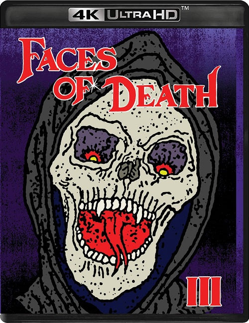 Faces of Death III (Michael Carr) 3 Three New 4K Ultra HD Blu-ray Presale