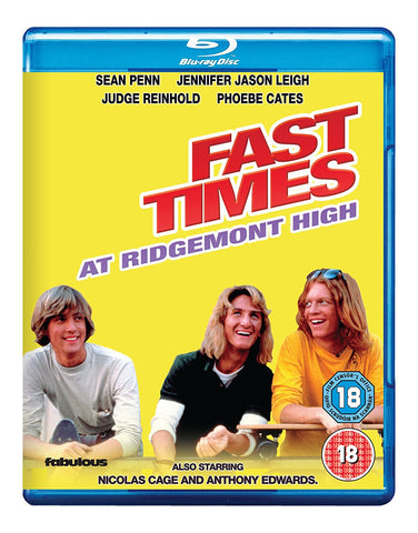 Fast Times at Ridgemont High Blu-ray (Sean Penn, Jennifer Jason Leigh) Region B