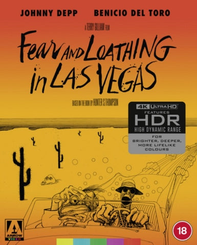 Fear And Loathing In Las Vegas Limited Edition New 4K Ultra HD Region B Blu-ray