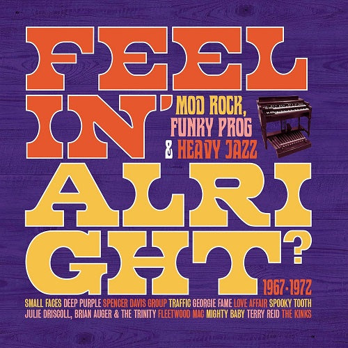 Feelin Alright Mod Rock Funky Prog & Heavy Jazz 1967 1972 3 Disc New CD Presale