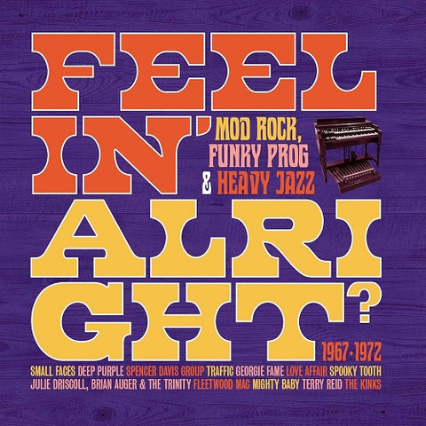 Feelin Alright Mod Rock Funky Prog & Heavy Jazz 1967 1972 3 Disc New CD Presale