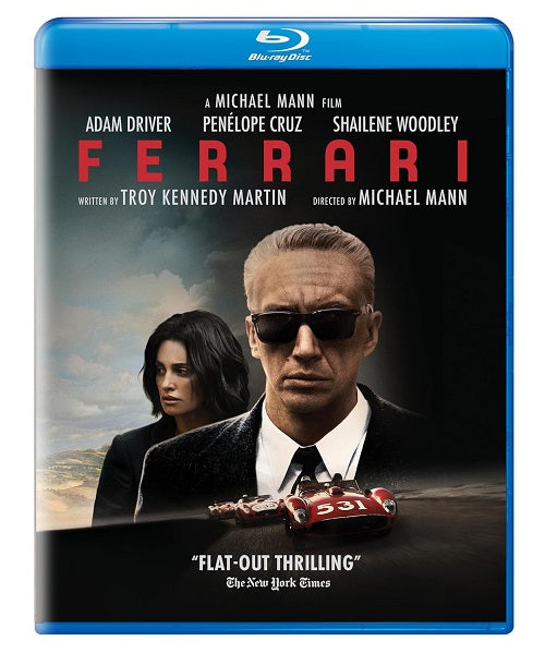 Ferrari (Penelope Cruz Adam Driver Shailene Woodley) New Blu-ray