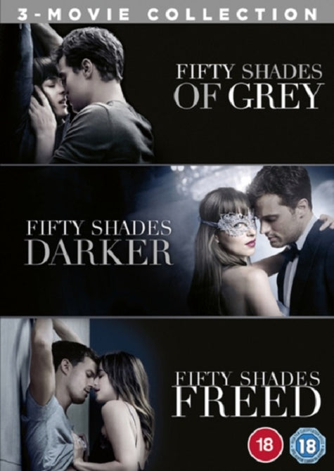 Fifty Shades + Darker + Freed 3 Movie Collection Three New Region 4 DVD Box Set