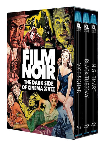 Film Noir Dark Side Of Cinema XVII Vice Squad Black Tuesday Nightmare Blu-ray