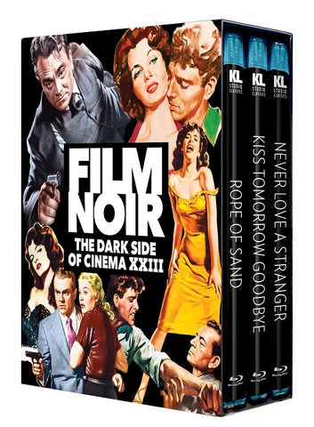 Film Noir Dark Side of Cinema XXIII Rope of Sand + Kiss Tomorrow Goodbye Blu-ray