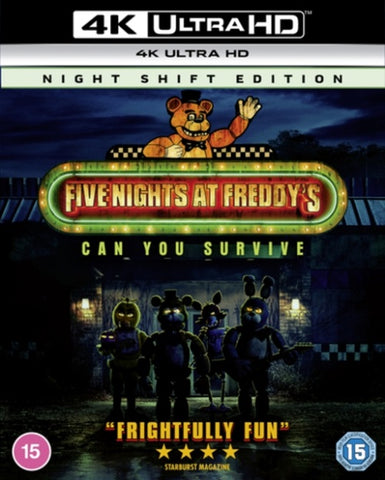 Five Nights At Freddys (Josh Hutcherson) New 4K Ultra HD Region B Blu-ray