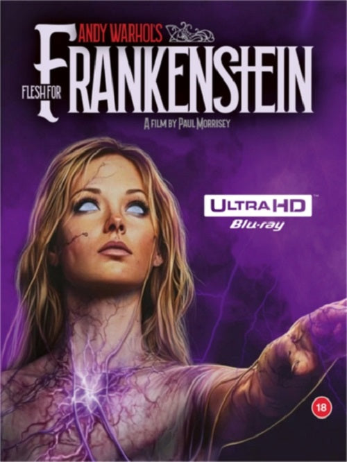 Flesh For Frankenstein Limited Edition New 4K Ultra HD Region B Blu-ray Presale