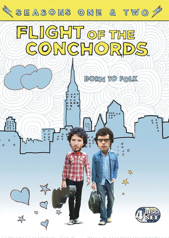 Flight Of The Conchords Season 1 / 2 TV Series One Two 4xDVDs Region 4