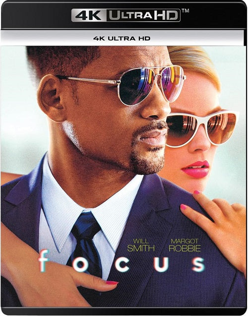 Focus (Will Smith Margot Robbie Rodrigo Santoro) New 4K Ultra HD Blu-ray