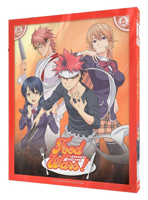 Food Wars Season 1 Series One First Limited Edition Blu-ray + Steelbook Presale