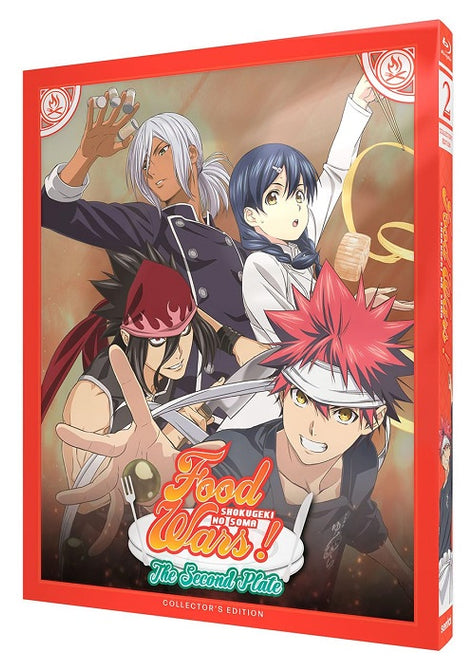 Food Wars Season 2 Series Two Limited Edition New Blu-ray + Steelbook Presale
