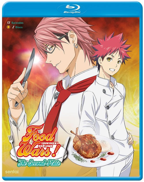 Food Wars The Second Plate Season 2 Series Two Second New Blu-ray