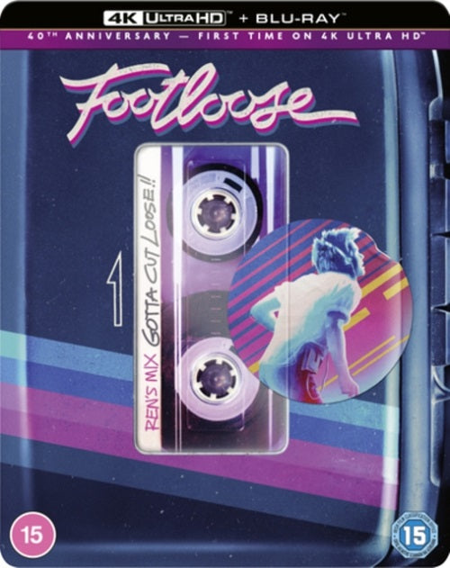 Footloose 40th Anniversary New 4K Ultra HD Region B Blu-ray + Steelbook
