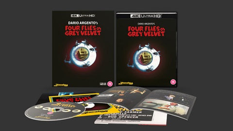 Four Flies On Grey Velvet Limited Collectors 4K Ultra HD Reg B Blu-ray Presale