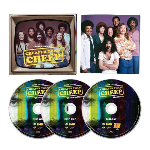 Frank Zappa Cheaper Than Cheep 3 Disc New CD + Blu-ray Presale