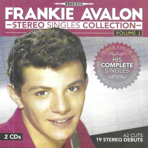 Frankie Avalon Stereo Singles Collection Volume 1 Vol One 2 Disc New CD