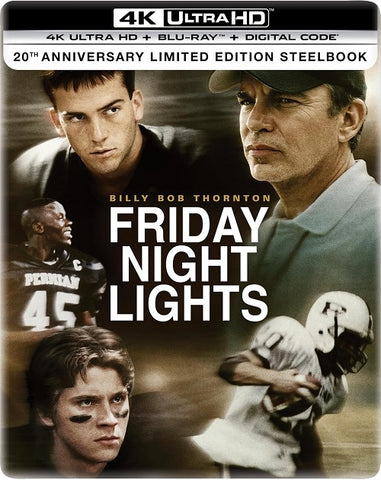Friday Night Lights Limited Edition New 4K Ultra HD Blu-ray Digital + Steelbook
