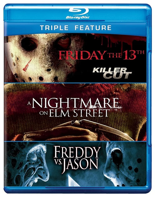 Friday the 13th + Nightmare on Elm St + Freddy Vs Jason New Region B Blu-ray